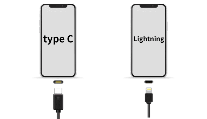 iPhoneの充電口